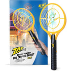 Zap It! Electric Fly Swatter Racket - 3,500 Volt Bug Zapper Racket - Battery-Powered Fly Zapper And Mosquito Racquet Zappers With Aa Batteries Included - Lightweight And Compact For Indoors Or Outdoor