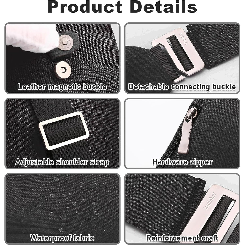 Anti Theft Travel Bag, One Shoulder Large Capacity Cross-Body Bag Chest Fashion Lightweight Sling Bags For Travel Sports
