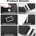 Anti Theft Travel Bag, One Shoulder Large Capacity Cross-Body Bag Chest Fashion Lightweight Sling Bags For Travel Sports