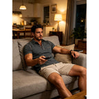 Men'S Fashion Polo Shirts Classic Short Sleeve Lightweight Button Cotton T-Shirt Casual Golf Tee Tops With Pocket