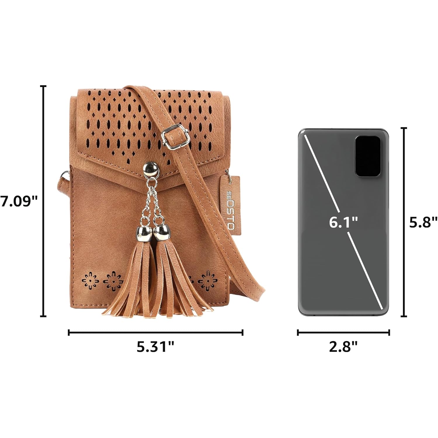 Small Crossbody Bags For Women,Tassel Wallet Purse,Gifts For Teenage Girls