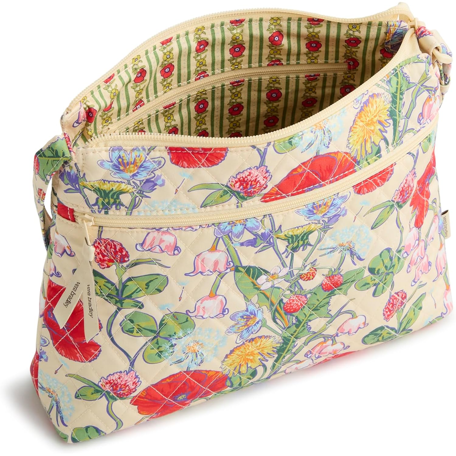 Vera Bradley Women'S Premium Cotton Original Zip Hipster Crossbody Bag