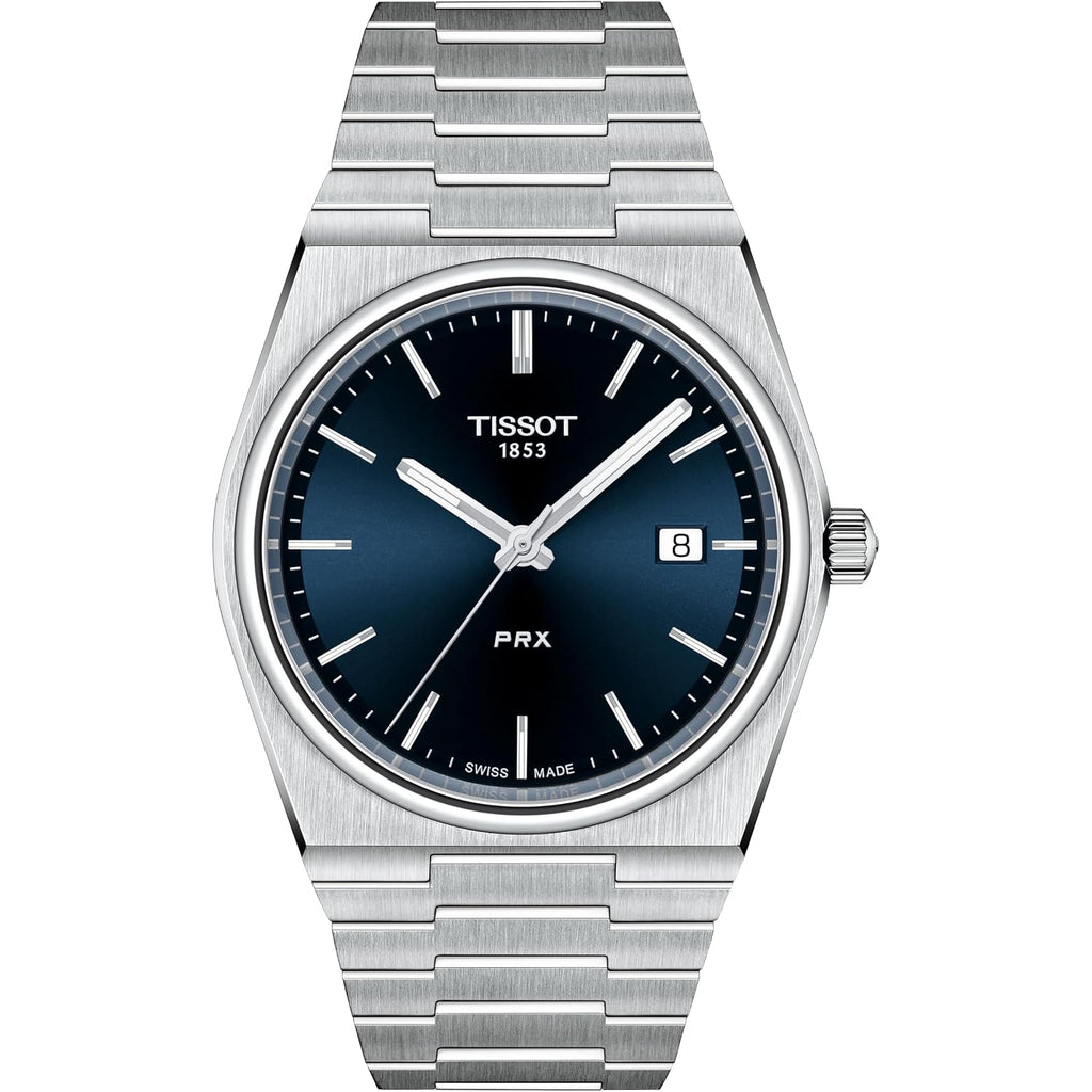 Tissot Men'S Prx 316L Stainless Steel Case Dress Watch Grey T1374101104100