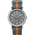Timex Weekender 38Mm Unisex Analog Watch | Indiglo Backlight | Adjustable Durable Nylon Fabric Slip Through Strap | 24 Hour Time