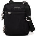Baggallini Securtex® Anti-theft Mini Everything Crossbody Bag, 6.3"x8.25" Rfid, Locking Zippers & Cut-resistant Strap