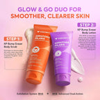 Kp Bump Eraser Body Scrub & Keratosis Pilaris Lotion Set With 10% Aha + Bha – Strawberry Legs Treatment For Women & Man - Exfoliates & Deeply Hydrates For Smoother Healthy-Looking Skin