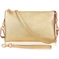 Humble Chic NY Vegan Leather Wristlet Purse for Women - Small Clutch Purse with Shoulder and Wrist Straps