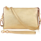 Humble Chic NY Vegan Leather Wristlet Purse for Women - Small Clutch Purse with Shoulder and Wrist Straps