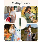 WEESMILE Keychain Wristlet, Stretchy Key Chain for Car Keys with 2 Keyrings and D ring, Cute Wrist Lanyard for Women Men