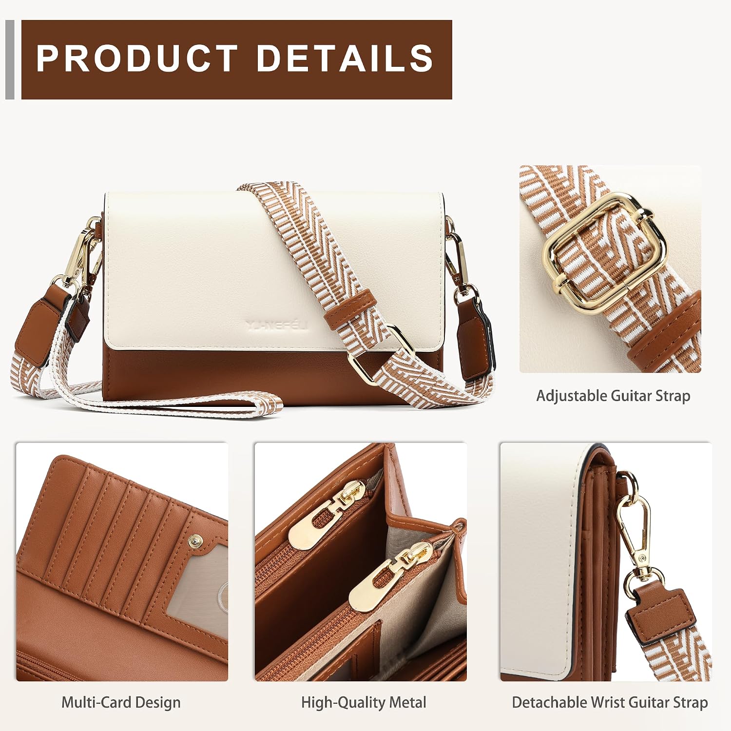 Small Crossbody Bags For Women Rfid Vegan Leather Wristlet Phone Mini Purse Shoulder Handbag Wallet Travel Purse