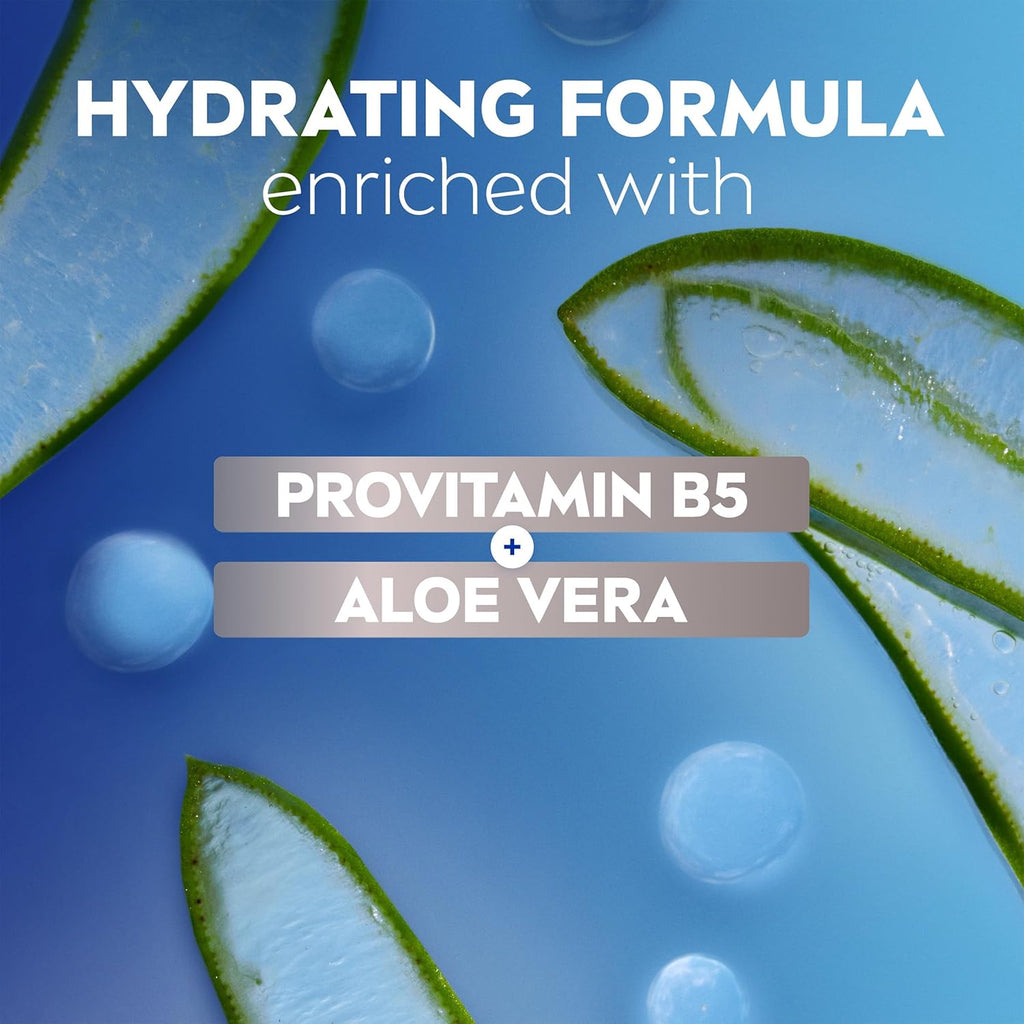 NIVEA MEN Maximum Hydration Shave Gel, with Aloe Vera and Provitamin B5, Shaving Gel for Men, 7 Oz Can, Pack of 3