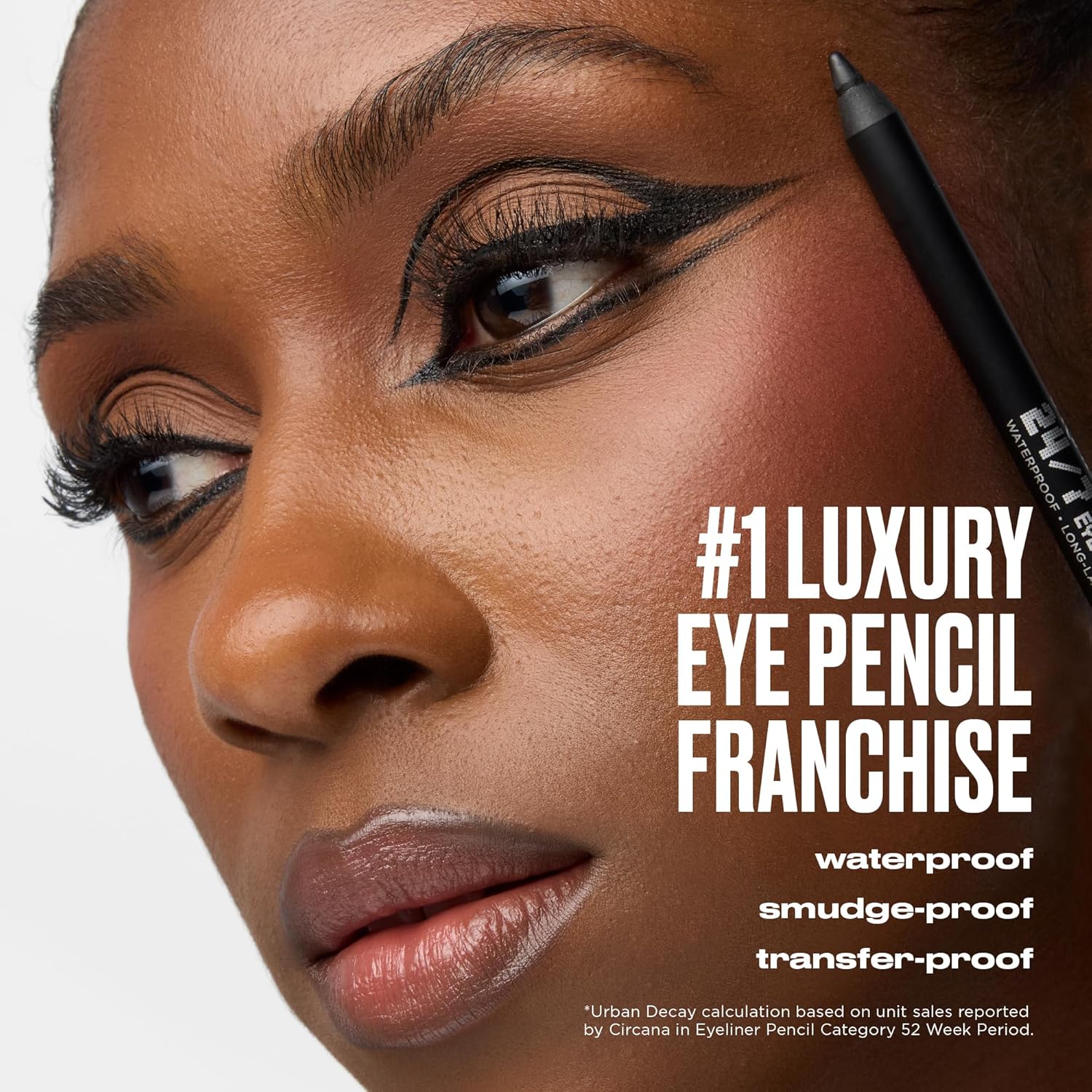Urban Decay 24/7 Waterproof Waterline Eyeliner Pencil - Eye Liner for Tightlining + Defining, Smudge-Resistant, Transfer-Resistant, 24HR Wear, Long-lasting Creamy Neutral Shades, Vegan - 0.04 oz