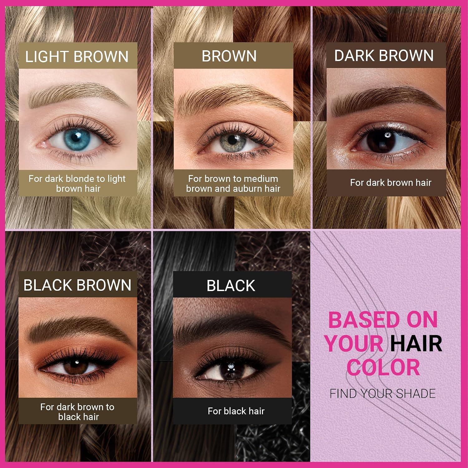 Imethod Eyebrow Pen - Eyebrow Pencil Magic 2-In-1 Eye Brow Pencils For Women With 4-Fork-Tip And Precise Brush-Tip Create Natural Hair-Like Brows, Last All Day, Microblading Eyebrow Pen, Dark Brown
