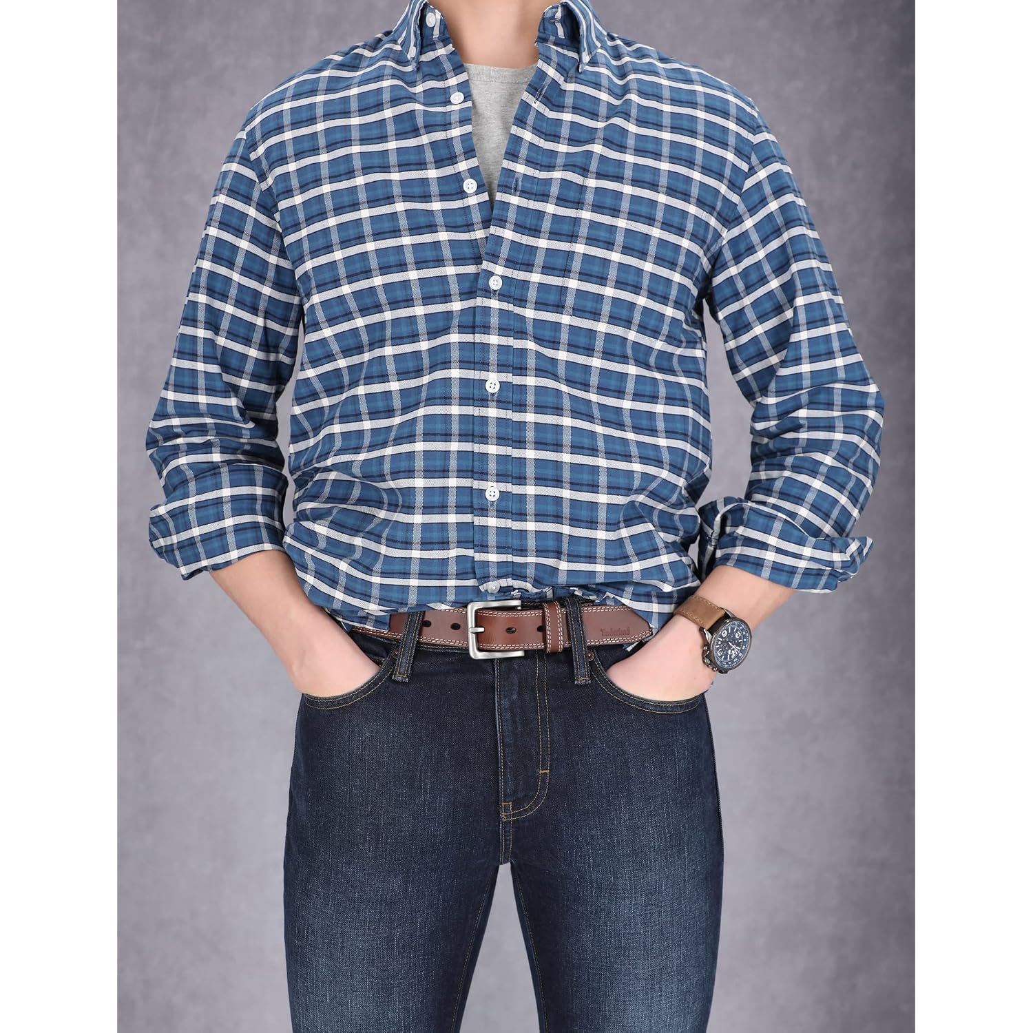 Timberland Men'S Classic Leather Jean Belt 1.4 Inches Wide (Big & Tall Sizes)