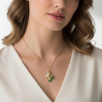 MignonandMignon Birthstone Necklace for Mom Grandma | Personalized Family Initial Necklace for Women | Grandkids Birthstone Jewelry Mothers Day Gift for Her