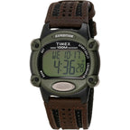 Timex Men'S T48042 Expedition Full-Size Digital Cat Brown Nylon/Leather Strap Watch