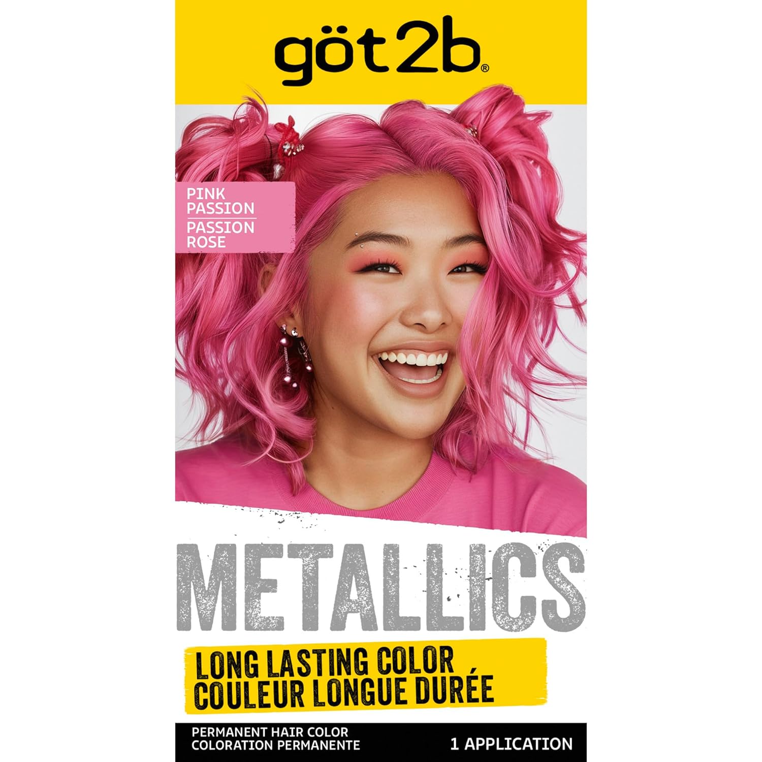 Got2b Metallics, Permanent Hair Color, M87 Pink Passion