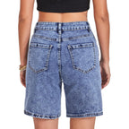 Bermuda Shorts for Women High Waisted Jorts Jean Shorts Womens Trendy Outfits Casual Summer Stretchy Denim Shorts