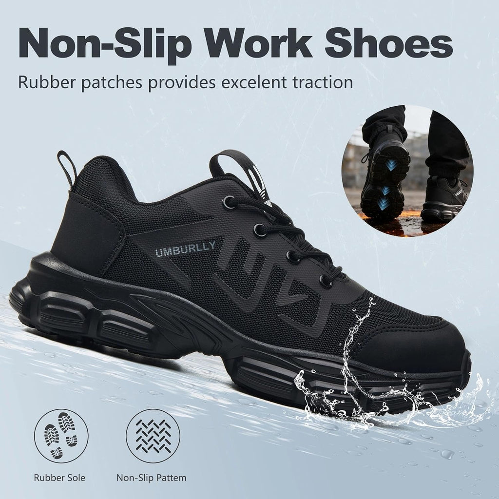 Steel Toe Shoes For Men Women Work Sneakers Safety Shoes Indestructible Comfortable Lightweight Breathable Safety Puncture Proof Shoes For Constructions