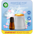 Air Wick Essential Mist Starter Kit (Gadget + 1 Refill), Linen & Petals, Air Freshener, Essential Oils