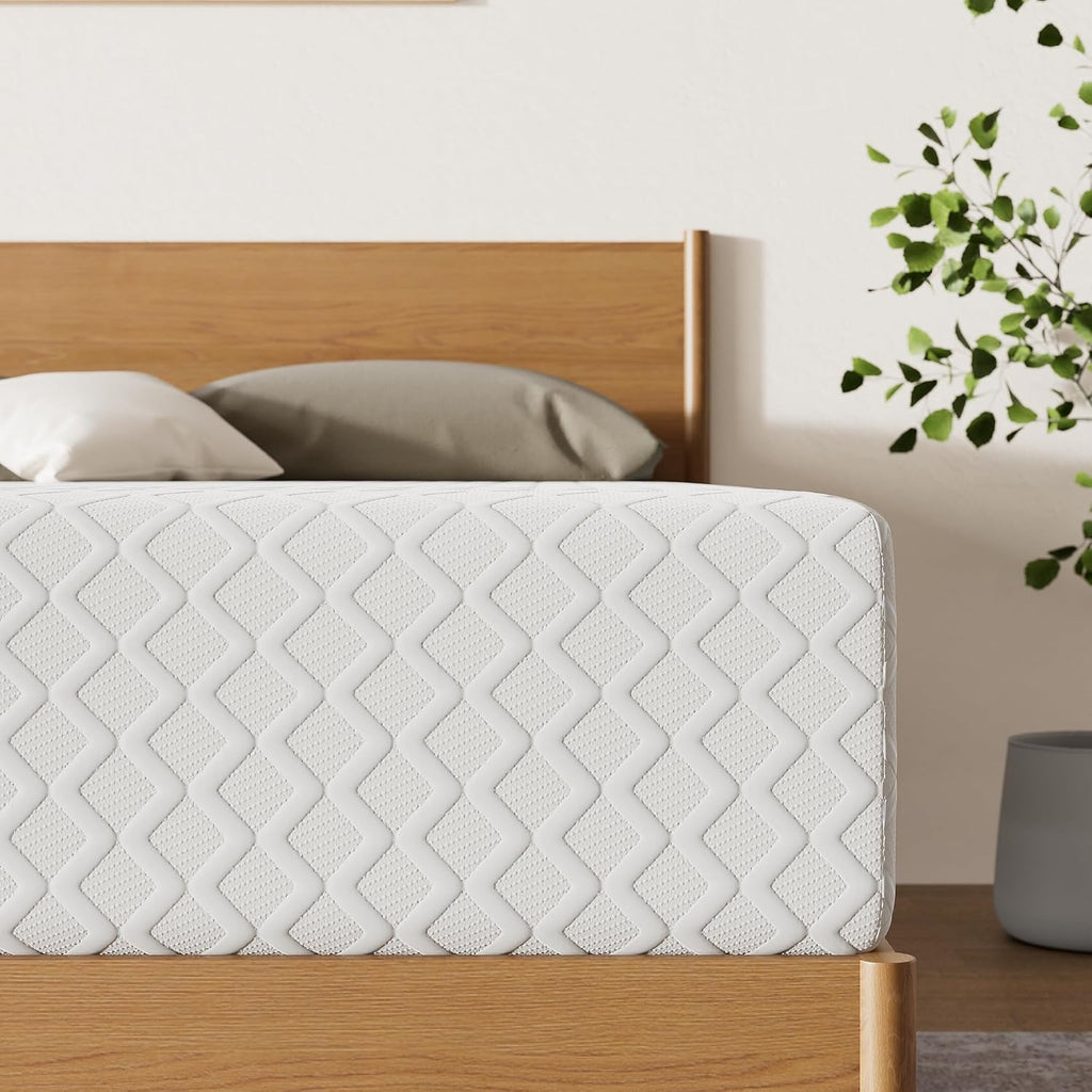 Signature Design By Ashley Chime 12 Memory Foam Mattress, Medium Firm Contouring Support, Thick Memory Foam For Pressure Relief, Mattress In A Box, Queen Size
