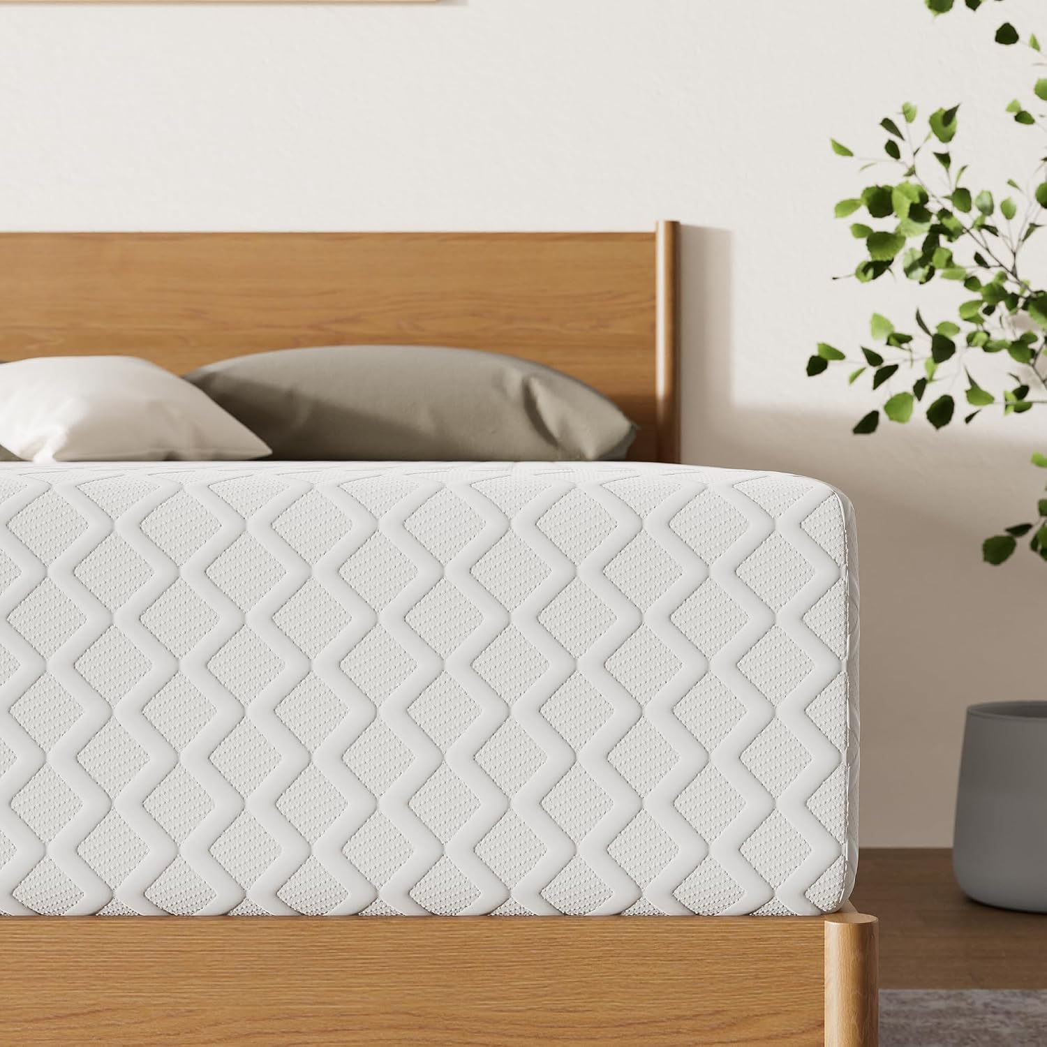 Signature Design By Ashley Chime 12 Memory Foam Mattress, Medium Firm Contouring Support, Thick Memory Foam For Pressure Relief, Mattress In A Box, Queen Size