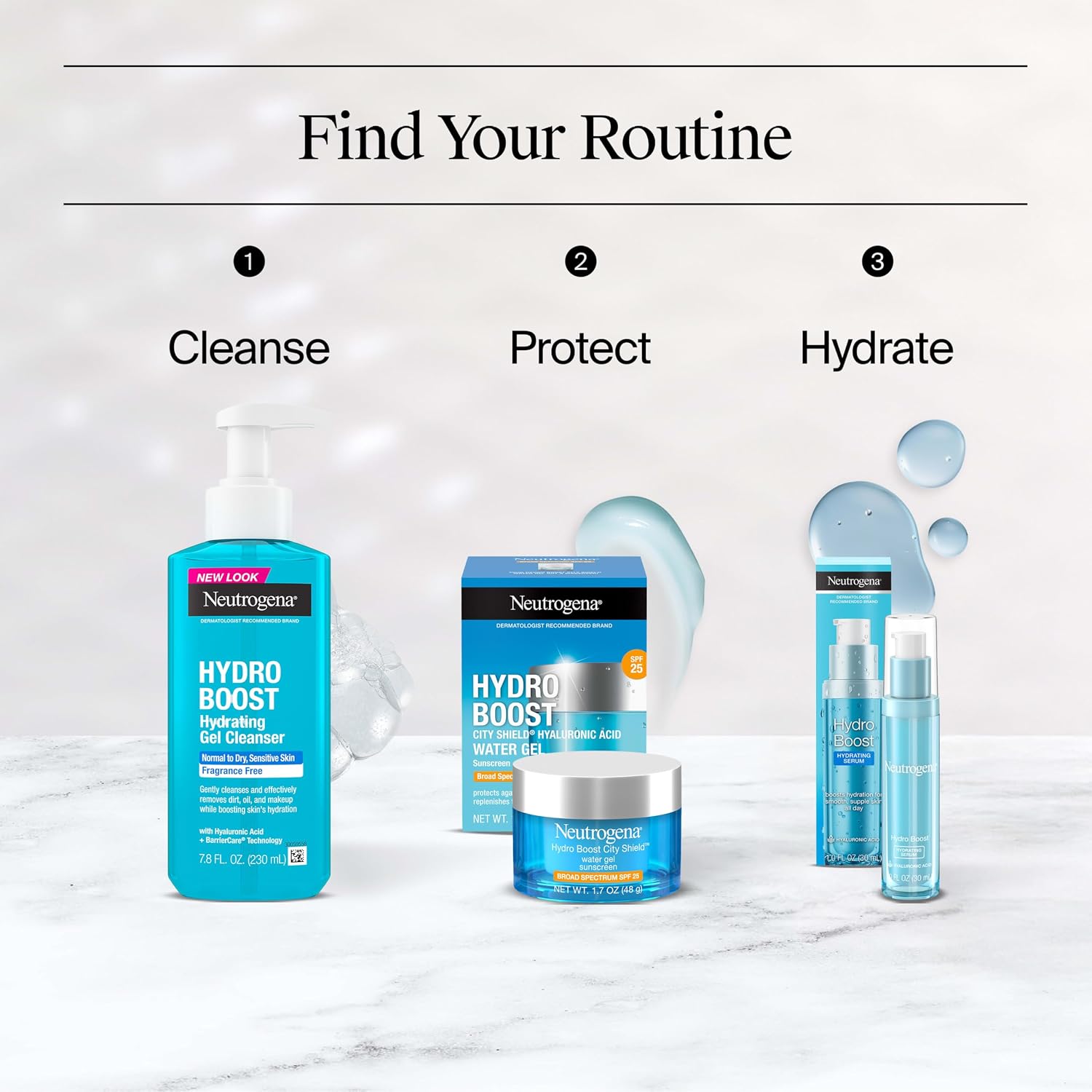 Neutrogena Hydro Boost City Shield Water Gel Face Moisturizer With Broad Spectrum Spf 25 Hydrating Facial Sunscreen With Hyaluronic Acid Oil Free And Noncomedogenic Face Lotion, 1.7 Oz