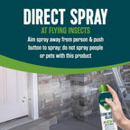 Ecologic Flying Insect Killer, 14 Ounces, Aerosol Formula Made With Cornmint Cinnamon And Clove Oil Kills Houseflies, Mosquitoes, Moths, Fruit Flies, Gnats And Wasps By Contact