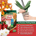 Better-Gro Orchid Bark - Premium Grade Orchid Potting Medium For Potting, Repotting, Root Development, And Water Retention, Ideal For Phalaenopsis, Epiphytic Orchids, And Tropical Plants - 4 Quarts