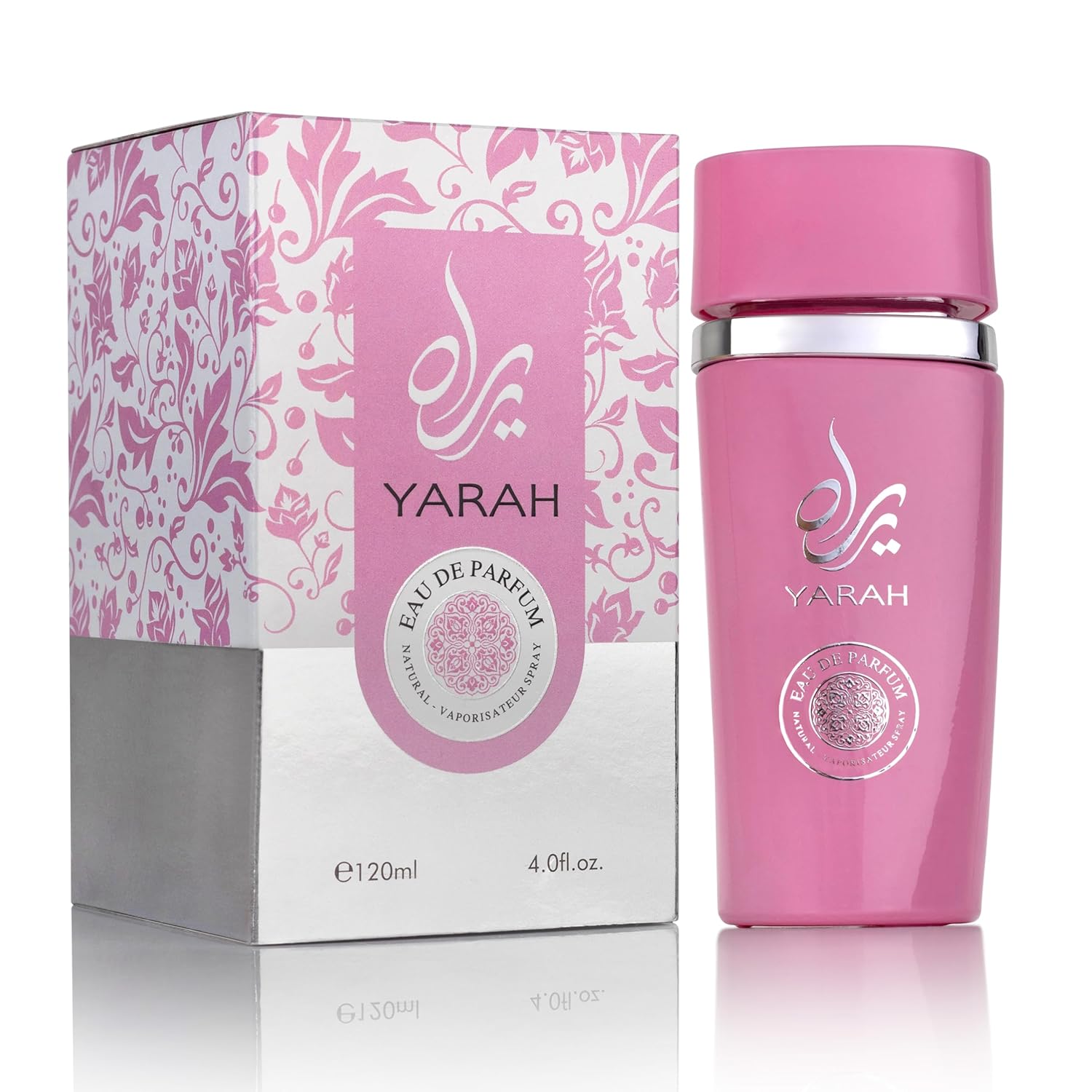 SAADAH Yarah Eau De Parfum for Women 4.0 Fl.oz, 120ml Oriental Vanilla Gourmand Perfume, Sweet Orchid Tangerine Tropical Fruits, Vanilla Musk Sandalwood, Long Lasting Powdery Luxury Fragrance