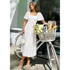 Zesica Wedding Guest Dresses For Women Summer 2026 Boho Floral Midi Dress Flowy Beach Vacation Graduation Long Dresses
