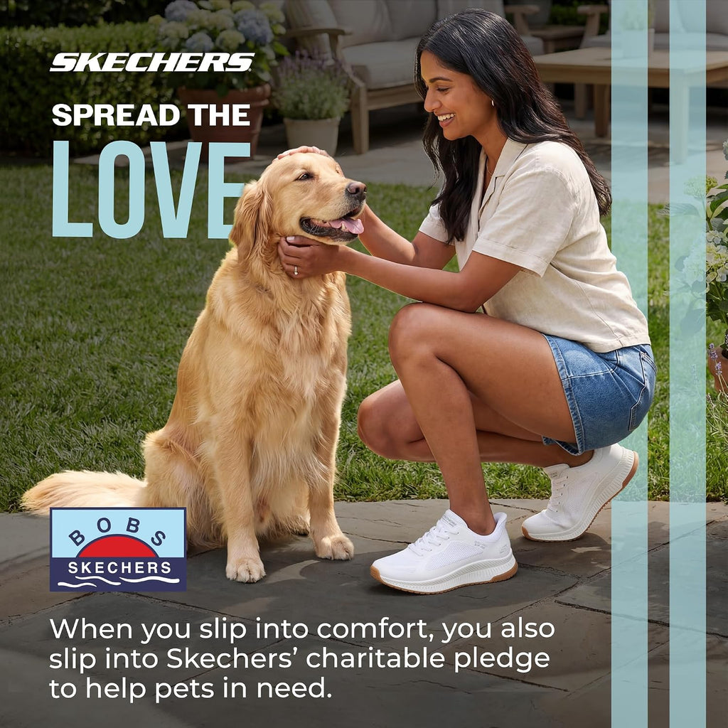 Skechers Womens Hands Free Slip-Ins Bobs Squad 4 - Staple Look