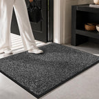 Super Absorbent Front Door Mat, 29.5" X 17", Non-Slip Washable Indoor Doormats, Low Profile Entryway Rug Outdoor, Dirt Resistant Welcome Mats For Front And Back Door Entrance, Grey