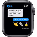 Apple Watch Series 6 (Gps, 40Mm) - Space Gray Aluminum Case With Black Sport Band (Renewed)