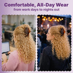 Goody Slideproof Large Hair Clips, Stylish, Secure Grip Octopus Claw Clips For Thick Hair, Styling Accessories For All Occasions & Longer Lengths, Gifts For Women & Girls, Black & Tortoiseshell, 2 Ct