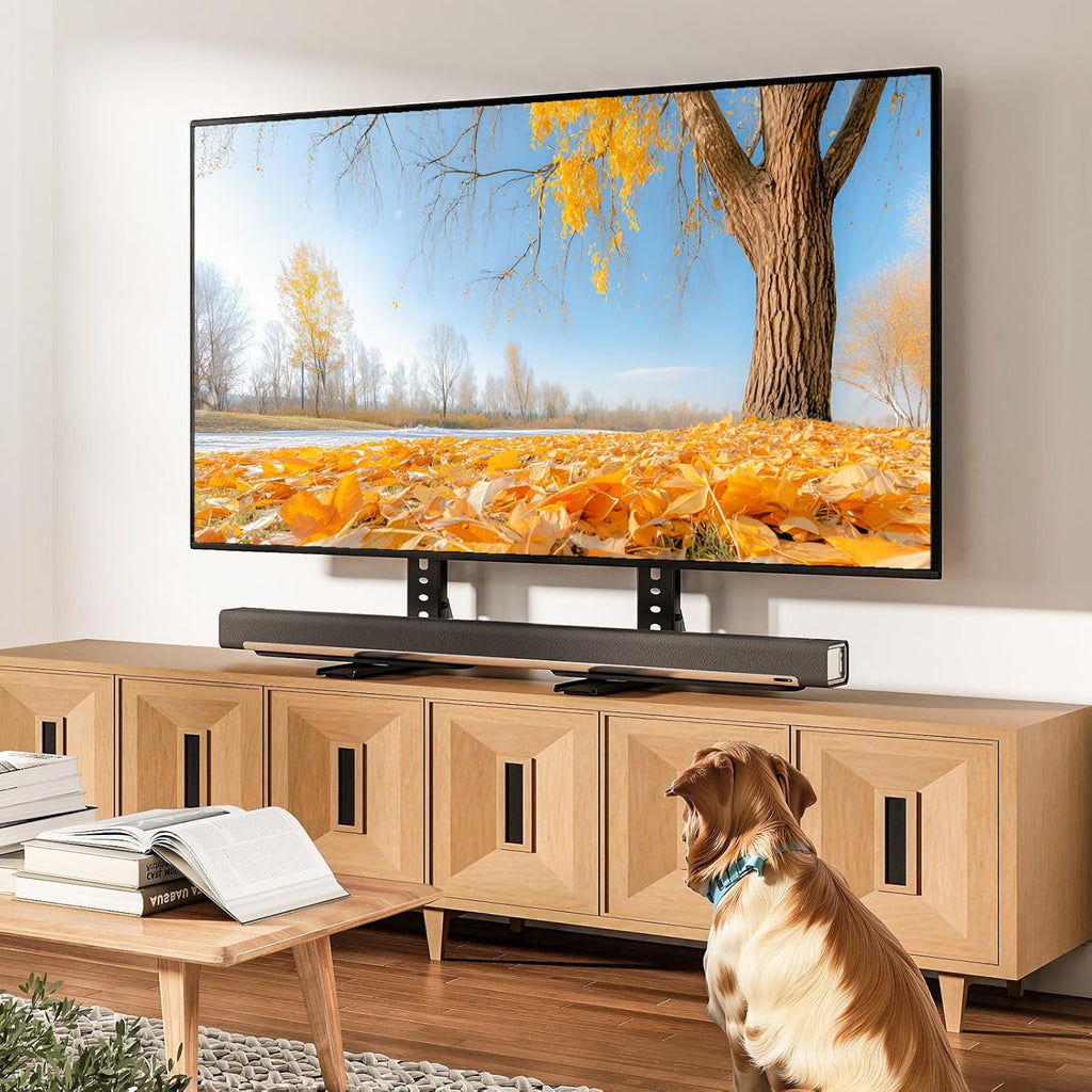 TAVR Universal Table Top TV Stand Mount, TV Legs for Most 20-75 Inch TVs, Replacement TV Feet with Great Load-Bearing Holds up to 110 lbs, TV Stands Base with Cable Management, Max VESA 800x600 mm