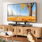 TAVR Universal Table Top TV Stand Mount, TV Legs for Most 20-75 Inch TVs, Replacement TV Feet with Great Load-Bearing Holds up to 110 lbs, TV Stands Base with Cable Management, Max VESA 800x600 mm