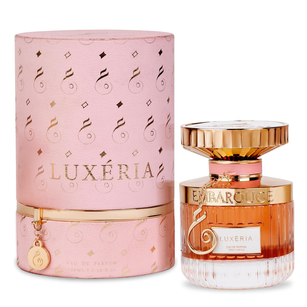 Embarouge Luxeria Women'S Fragrance | Perfume For Women | Floral Top Note | 100 Ml Pack | 3.4 Fl. Oz. | Fruity, Floral, And Amber Fragrance | Gift For Women | Eau De Parfum Edp