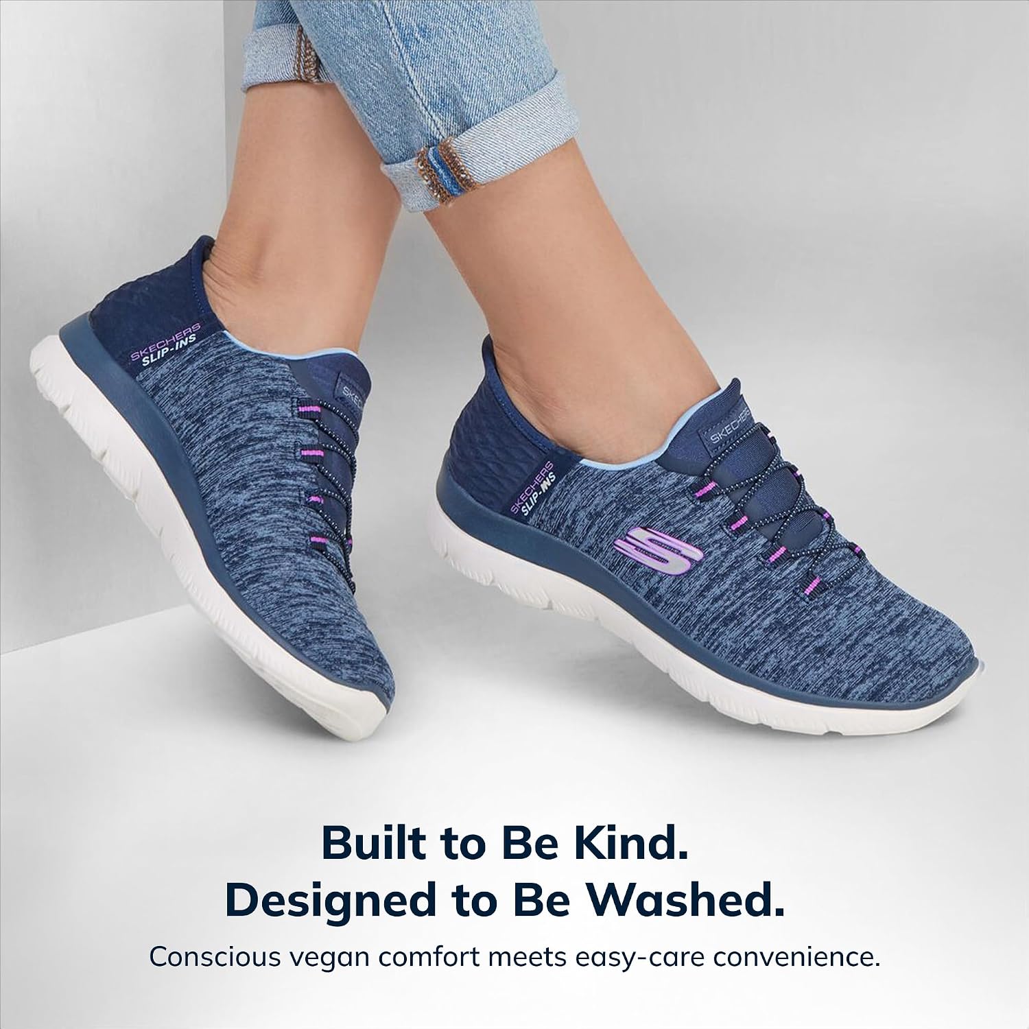 Skechers Women'S Summits Dazzling Haze Hands Free Slip-Ins Sneaker