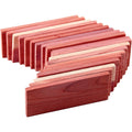 Cedar Blocks For Closet Storage,100% Aromatic Red Ceder Blocks Cedar Planks Chips 16Pcs For Closet Drawers 100% Natural Wood Chips