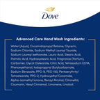 Dove Advanced Care Hand Wash Deep Moisture 4 Count for Soft, Smooth Skin, More Moisturizers than the Leading Ordinary Hand Soap, 12 oz
