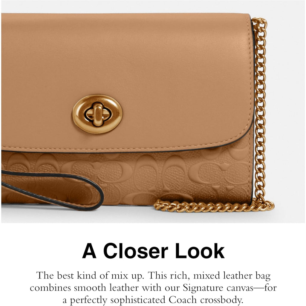 Coach Women'S Chain Crossbody In Signature Canvas
