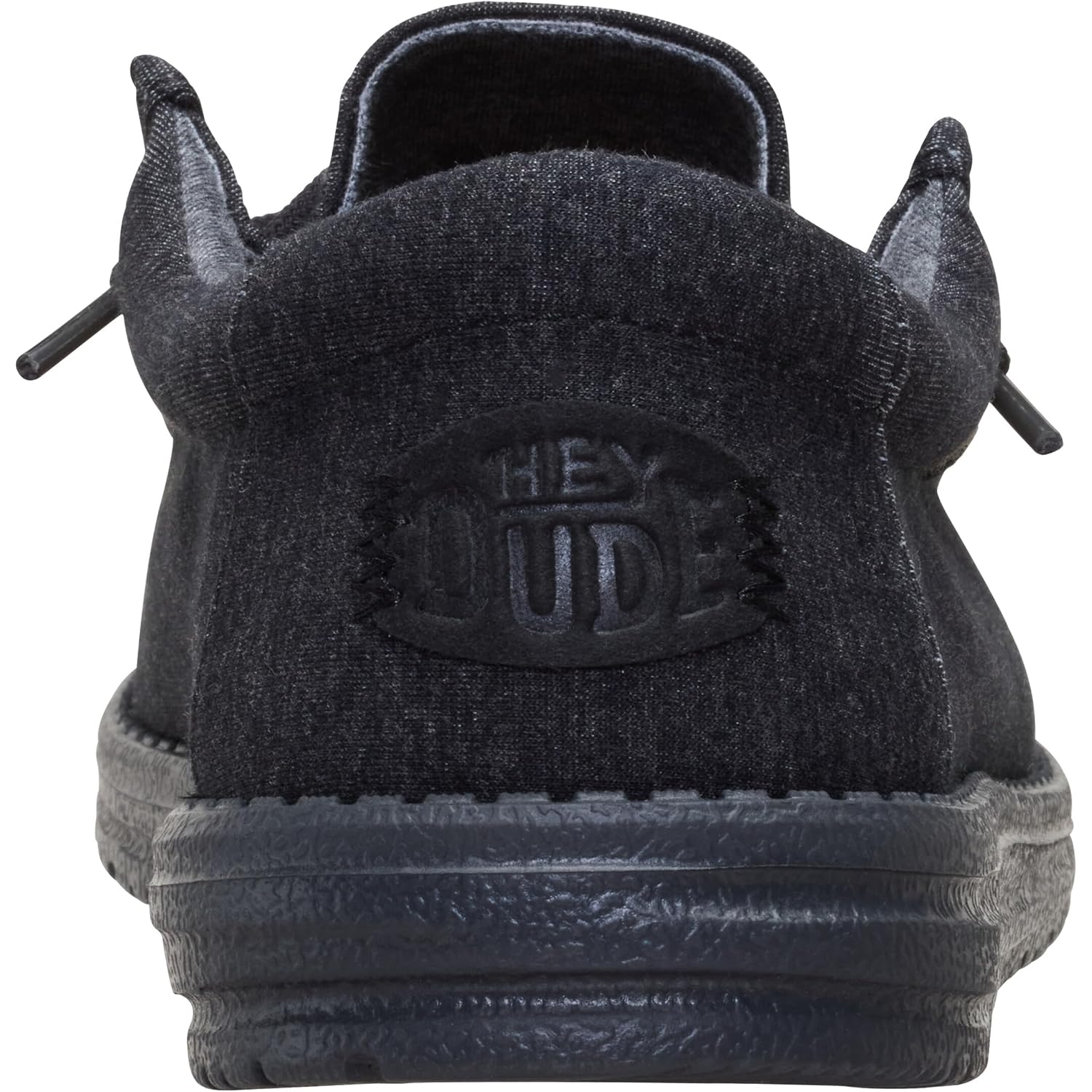 Heydude Men'S Wally Stretch Jersey Slip On Shoes | Lightweight Comfortable Travel Loafers With Elastic Laces