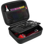 Procase Hard Travel Case For Hair Clippers, Hair Cutting Barber Supplies Holder, Trimmer Organizer Storage Bag For Hatteker/Oneisal/Wahl 5Star/Andis Men Razor Guard Grooming Kits -Black