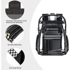 Clear Backpack Transparent Heavy Duty School Pvc Bookbag See Through Bag Boys And Girls For College Work Travel Security