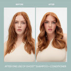 Verb Ghost Shampoo & Conditioner Duo Set - Infused With Moringa Oil - Cleanses + Moisturizes Fine And Weighed Down Hair - Vegan, No Parabens Or Harmful Sulfate