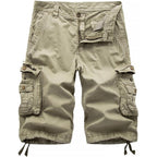 Men'S Camo Cargo Shorts Relaxed Fit Multi-Pocket Outdoor Camouflage Cargo Shorts Cotton
