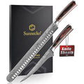 Professional Bbq Carving Knife Set, Slicing And Boning Knife For Meat Cutting,German High Carbon Stainless Steel Carving Knife For Meat And Turkey.