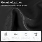 befen Genuine Leather Crossbody Bags for Women, Anti-Theft Shoulder Purse with Built in RFID Wallet for Travel