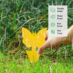 40 Pcs 5 Shapes Yellow Extremely Sticky Traps For Fungus Gnat, Fruit Fly, Fly, Whitefly, Flying Insect Catcher Traps For Houseplants, Kitchen, Indoor/Outdoor, Non-Toxic, Odorless, Pet And Kid Safe